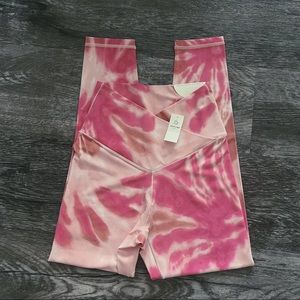 NWT High Waisted Tie Dye Crossover Leggings